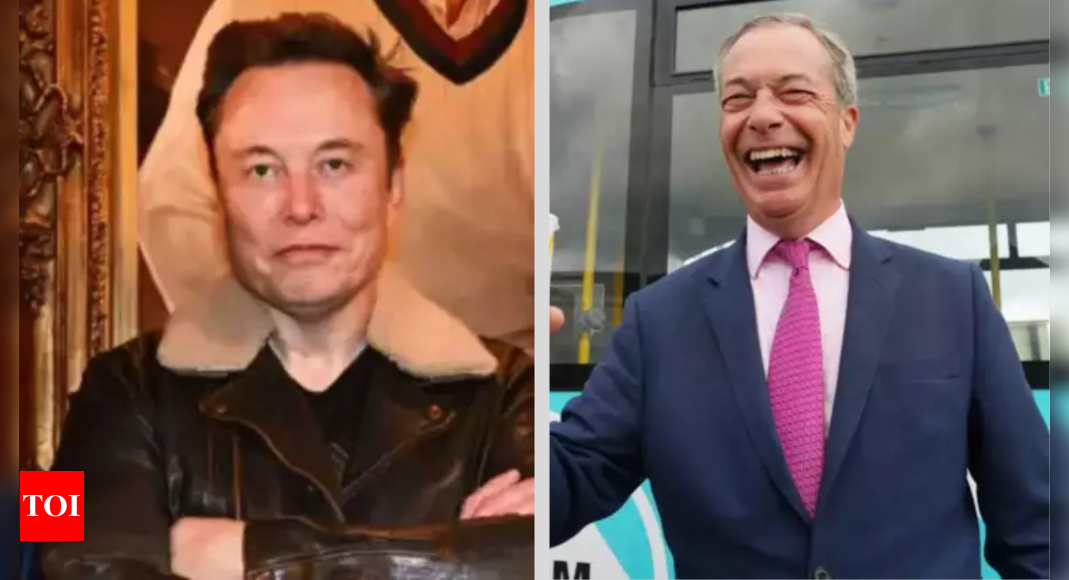 Nigel Farage allies label Musk as ‘f****** moron’ amid escalating feud over reform UK leadership – Times of India