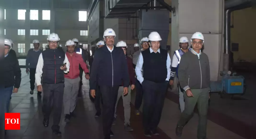 NTPC executive director reviews progress at Tandwa power plant in Jharkhand