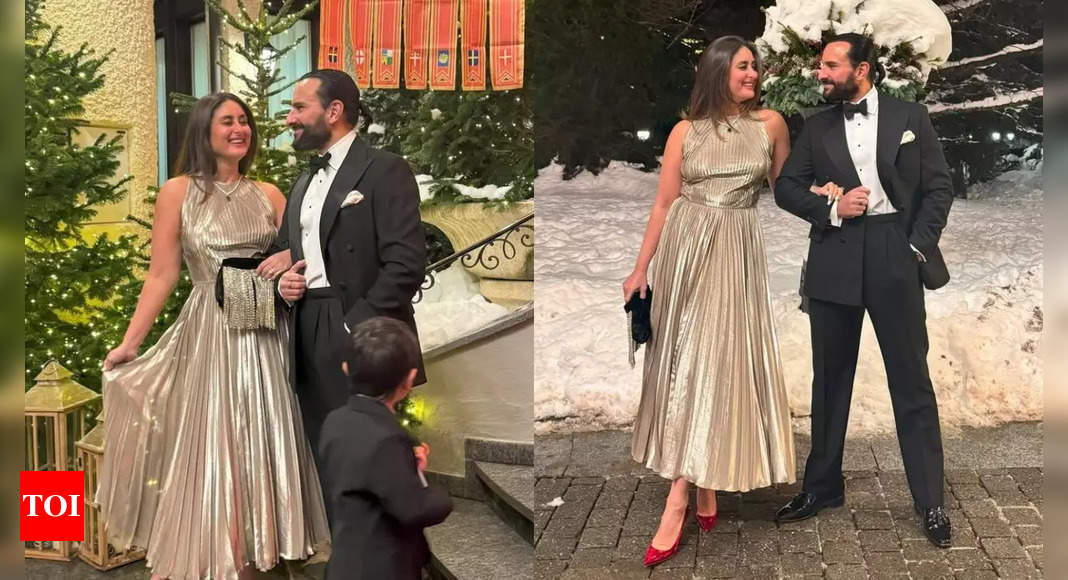 Kareena Kapoor Khan, Saif Ali Khan serve 'royalty' in New Year PICS from their vacay, don't miss Jeh's little cameo - SEE inside