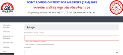 IIT JAM 2025 admit card released: Direct link to check here – Times of India