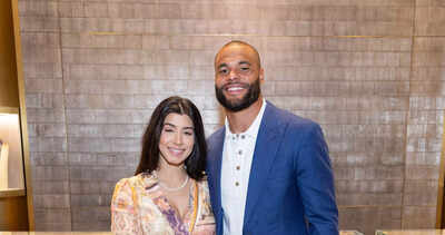 Dak Prescott’s fiancée, Sarah Jane Ramos, and daughter add a special touch to Dak’s season finale match