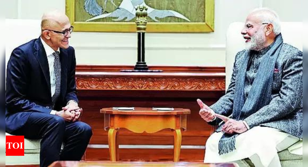 PM Modi, Nadella hold talks on AI tech, data privacy