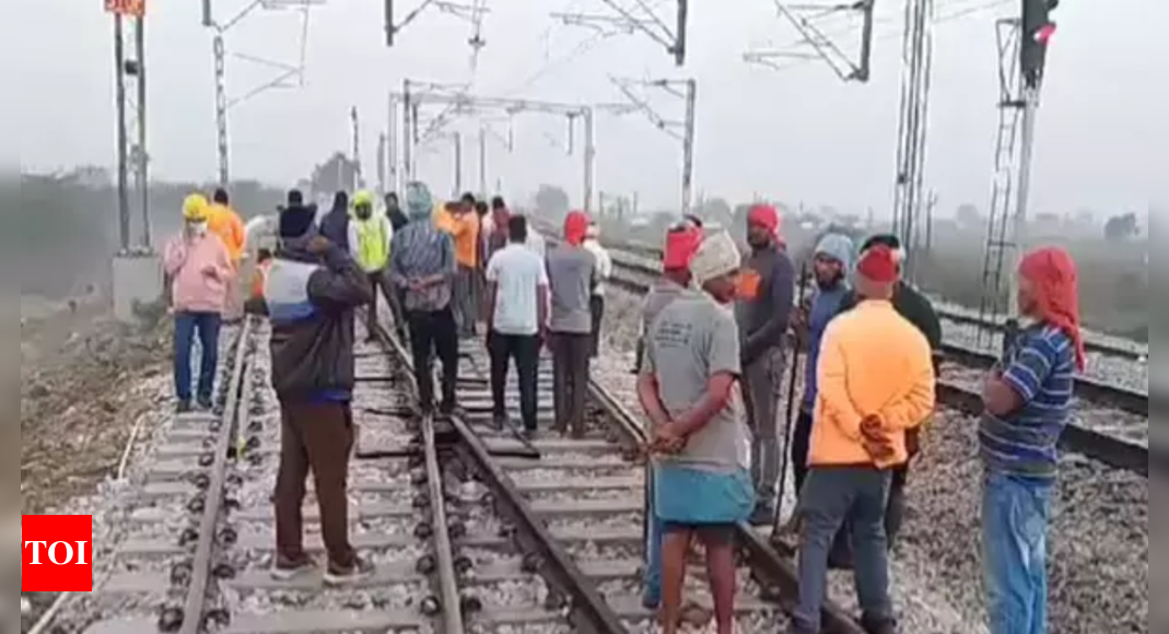 Goods train derails in Andhra Pradesh disrupting train services