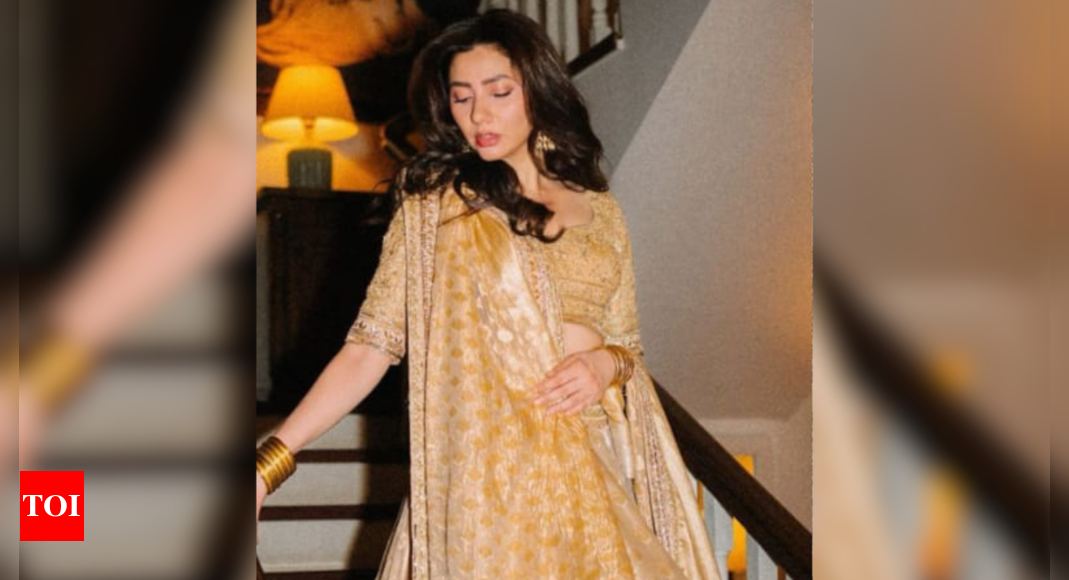 Mahira Khan casts a spell in a yellow Manish Malhotra lehenga and we love it