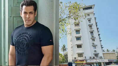 Photo: Salman Khan Interior of Galaxy Apartments facing the sea