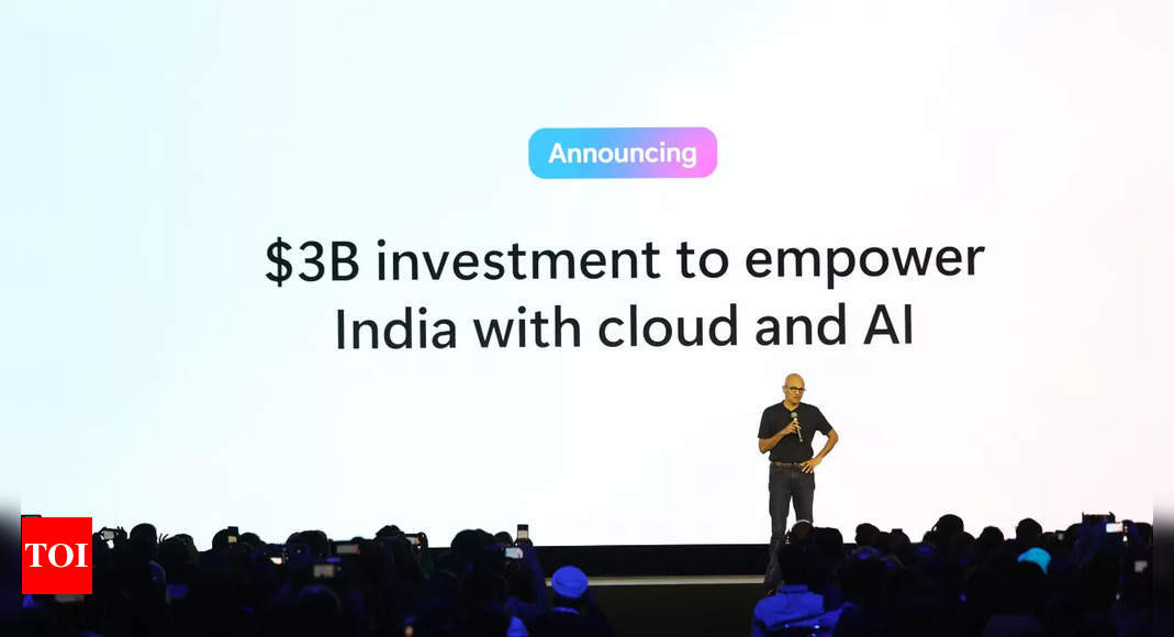 Microsoft CEO Satya Nadella announces $3 billion investment in India, company to train 10 million on AI skills