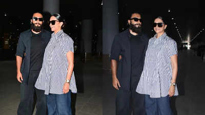 Deepika Padukone's post baby glow is hard-to-miss as she returns with Ranveer Singh after a holiday! - WATCH VIDEO