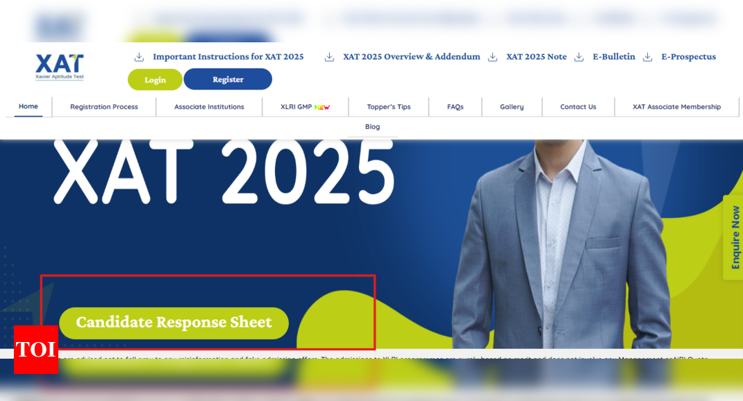 XAT 2025 response sheet released at xatonline.in: Direct link to download here