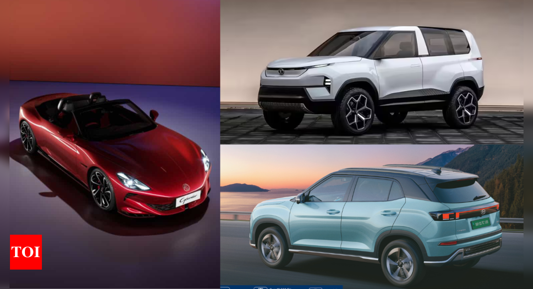 Top five EVs that will be showcased at the Bharat Mobility Expo: MG Cyberster, Tata Sierra EV and more