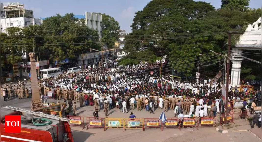 Farmers rally against tungsten mining proposal in Madurai