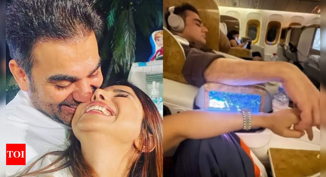 Arbaaz Khan and Sshura Khan’s adorable moment on a flight steals the spotlight online