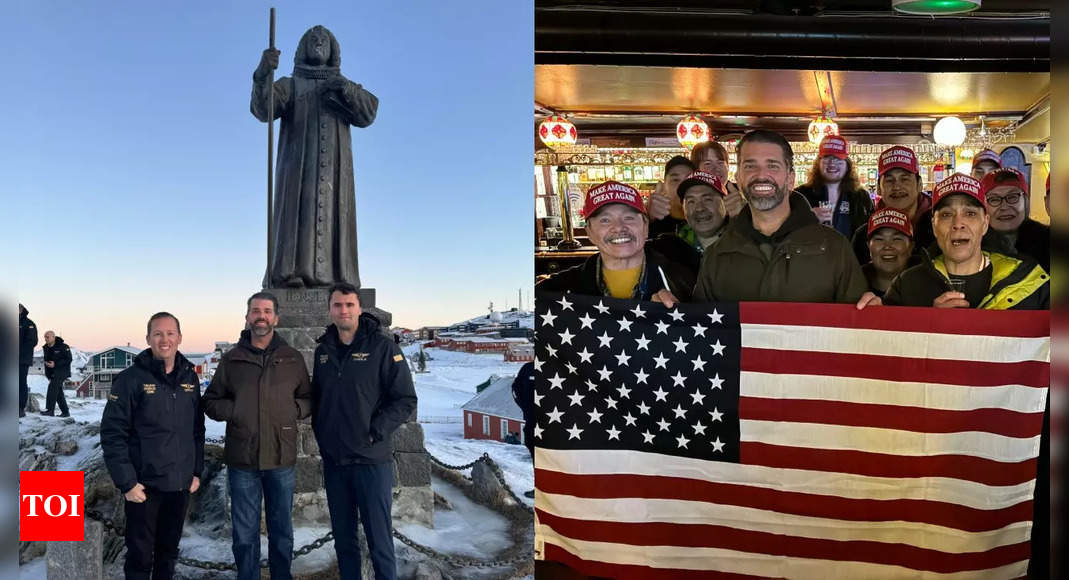 'Make Greenland great again': Donald Trump Jr visits Nuuk with message from father