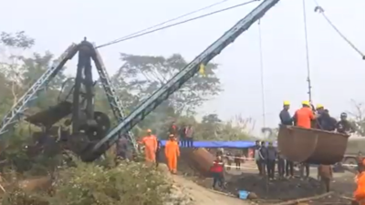 1 body recovered as forces resume operation to rescue trapped coal miners in Assam