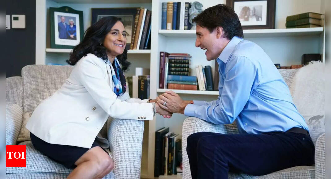 Anita Anand, the Indo-Canadian minister in race to replace Justin Trudeau as PM | World News – Times of India