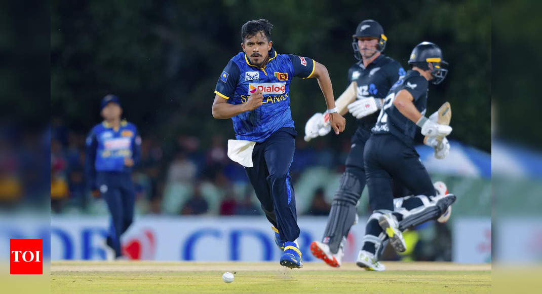 Maheesh Theekshana's hat-trick headlines rain-interrupted NZ-SL ODI