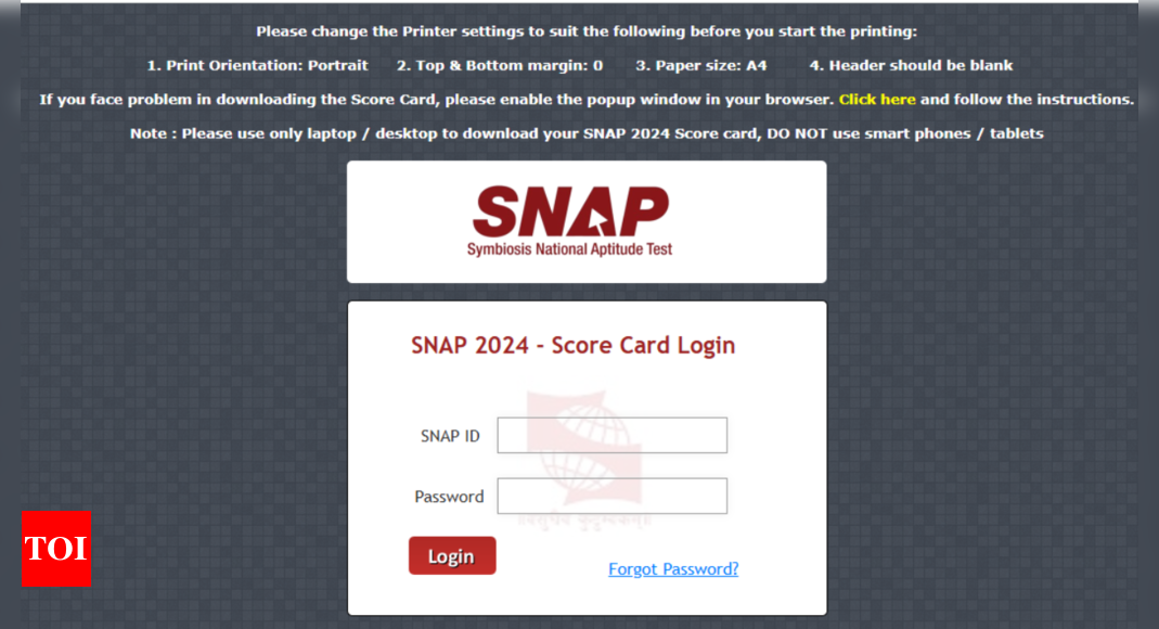 SNAP Result 2024 declared at snaptest.org, check direct link here