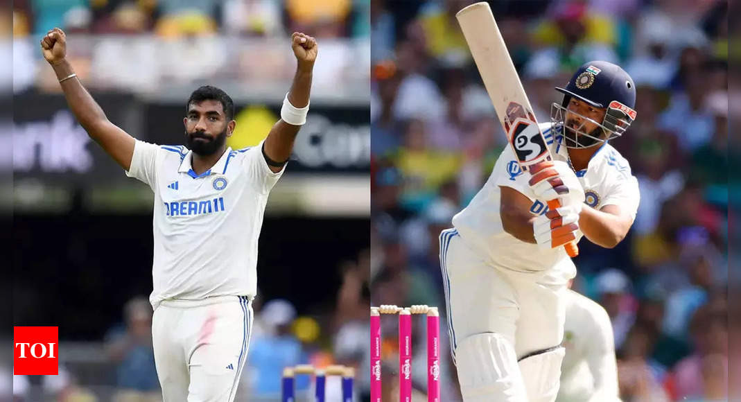 ICC Test Rankings: Jasprit Bumrah retains top spot; Rishabh Pant jumps to 9th in Test Rankings | Cricket News – Times of India