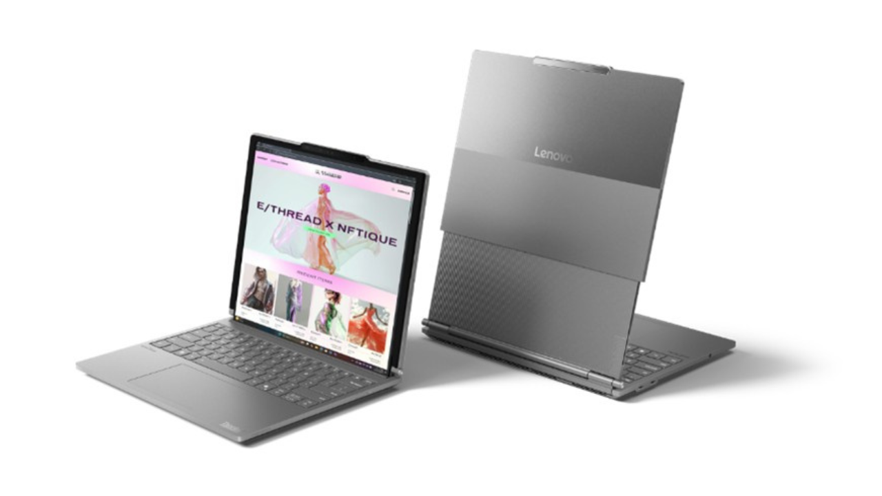 Lenovo ThinkBook Gen6　ガジェットセット CES 2025: Lenovo ThinkBook Plus Gen 6 has a rolling screen that