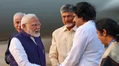 PM Modi holds roadshow with CM Chandrababu Naidu and Pawan Kalyan in Vizag, to launch development projects for Andhra Pradesh