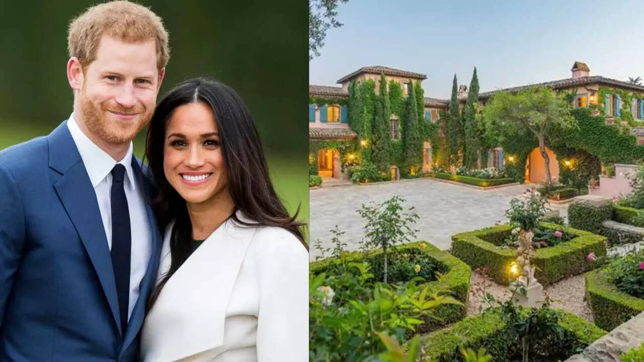 Prince Harry mansion: Photos: A glimpse inside Meghan Markle and Prince  Harry's luxurious California mansion valued at $29 million | - The Times of  India