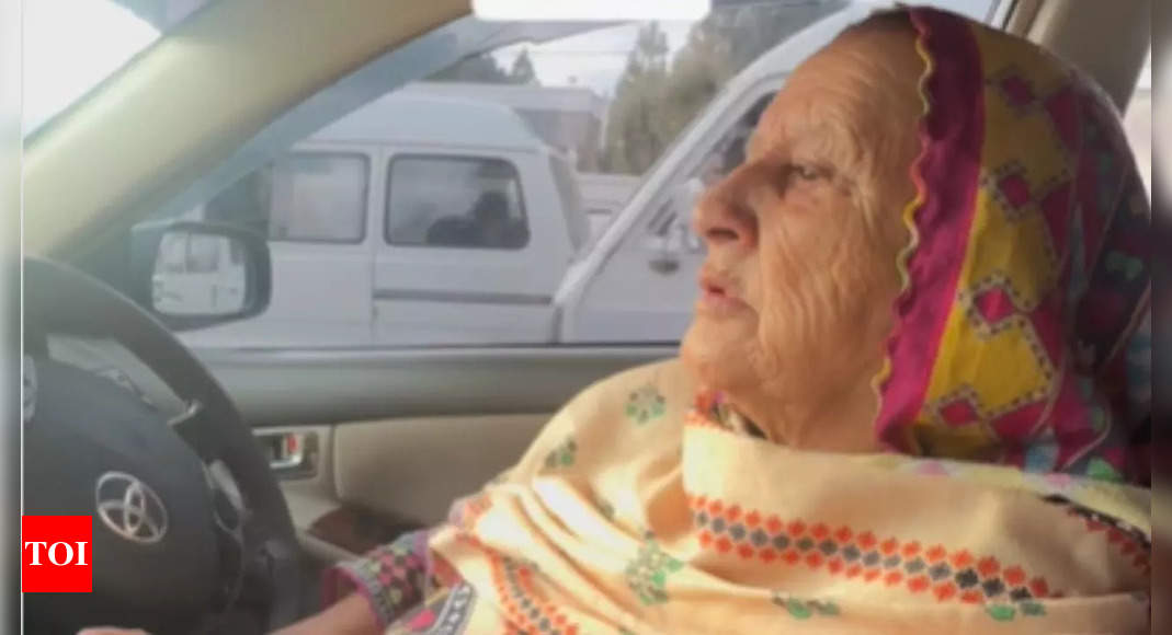 Watch: Man shares inspiring video of his 67-year-old mother driving a car on a busy road