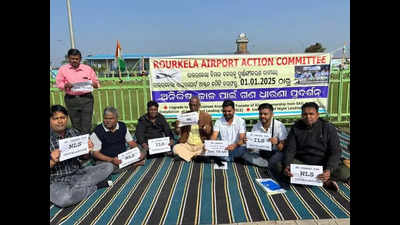 Stir demanding upgrade of Rourkela airport continues | Bhubaneswar News ...