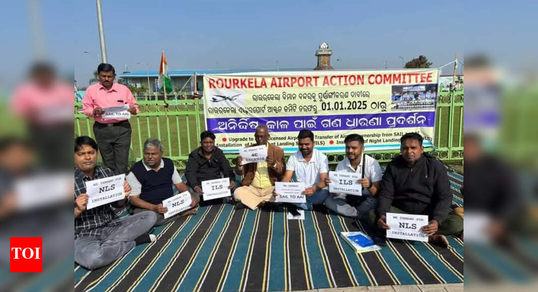 Stir Demanding Upgrade Of Rourkela Airport Continues 