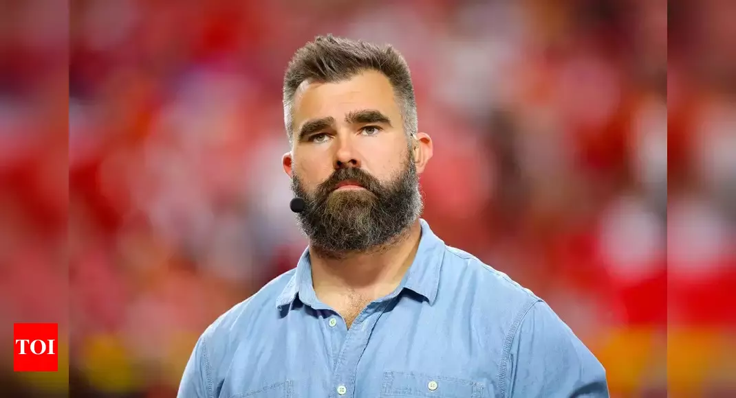 Jason Kelce is all praises about Kylie Kelce while talking about what it was like for his wife to get into the digital world