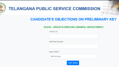 TSPSC Group 3 preliminary answer key released, check direct link here | – Times of India