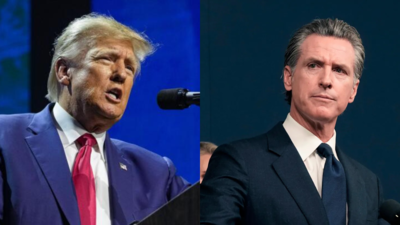 'All his fault': Donald Trump blames Gavin Newsom for California wildfires