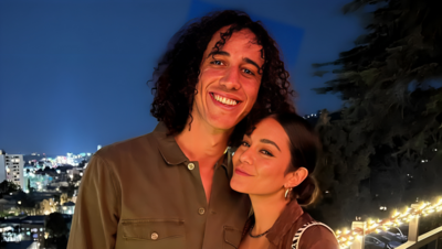 Cole Tucker's wife Vanessa Hudgens fit-checks with 'hot girl' outfit during cozy date night with Angels star