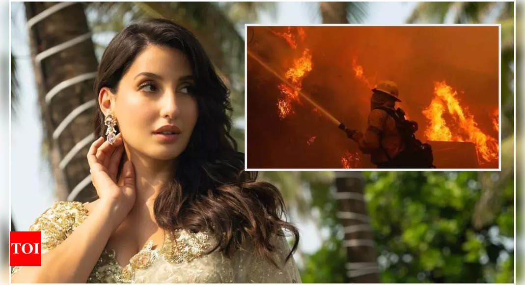 LA Wildfire: Nora Fatehi and team evacuate amid chaos; 'This is insane,' says the actress