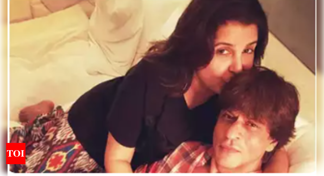 Throwback: When Shah Rukh Khan once left shoot to support Farah Khan during a difficult time