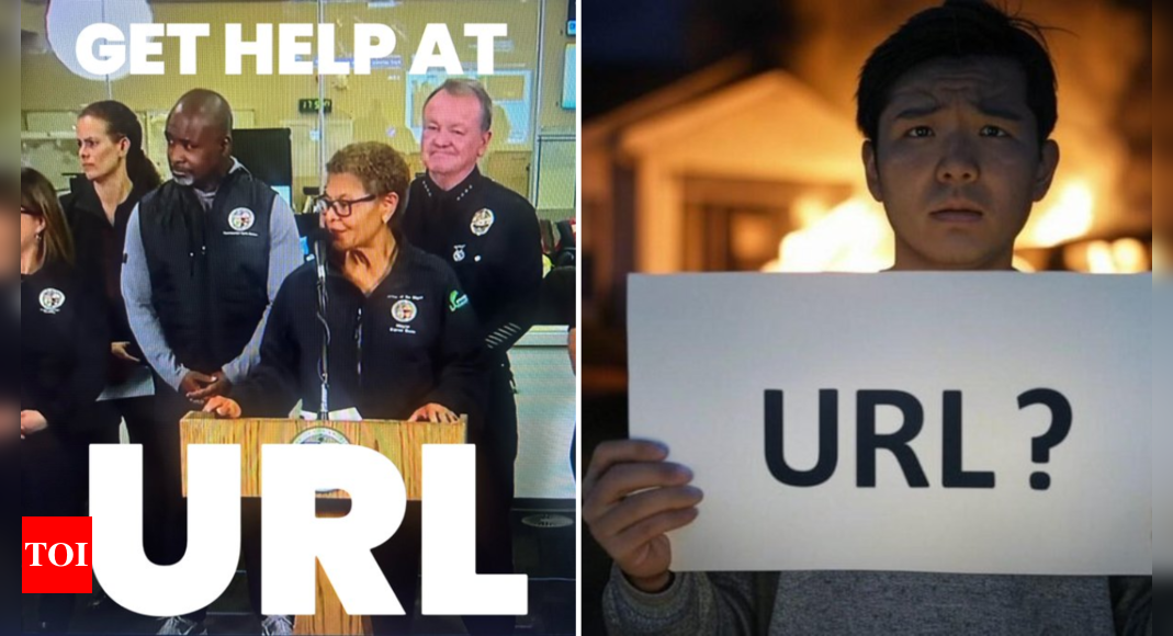 Karen Bass viral gaffe: ‘Find help at URL’; Internet roasts Los Angeles Mayor over blunder amid raging wildfires, Musk reacts | World News