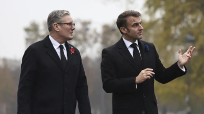 Macron and Starmer discuss Ukraine, Middle East at UK meeting