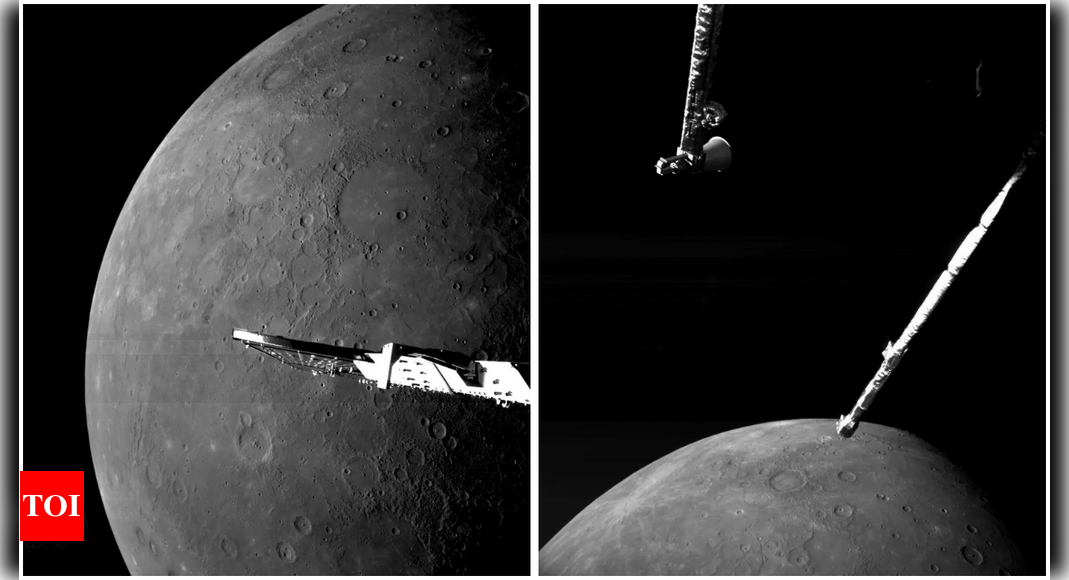 Spacecraft buzzes Mercury’s north pole and beams again gorgeous photographs – Times of India