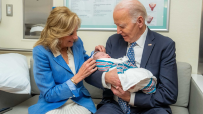 US President Joe Biden, grandfather to 7, becomes great-grandfather