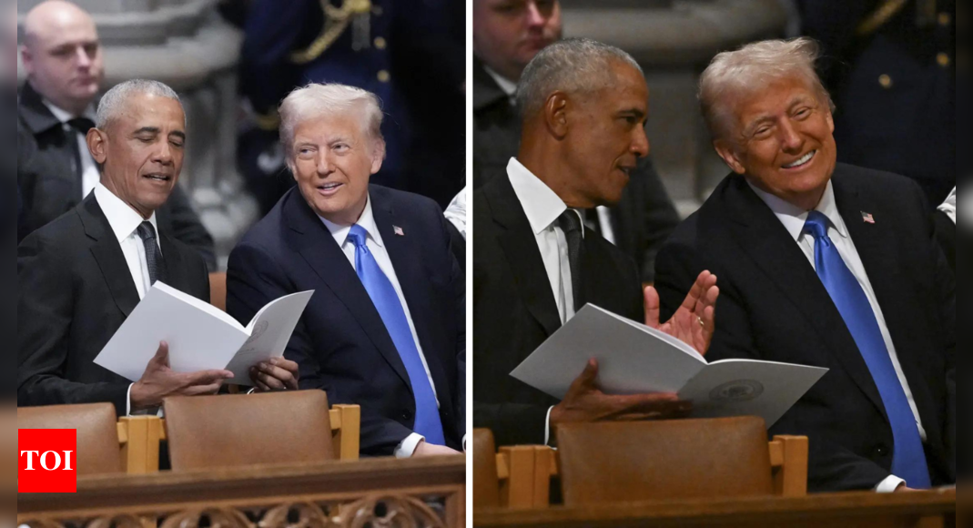 'It did look very friendly': Trump on viral moment with Obama at Carter's funeral; secret talks decoded