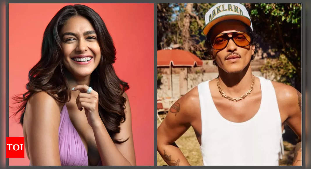 Mrunal Thakur leaves a flirtatious message on singer Bruno Mars’ post: ‘…I’d wanna be next to you!’ |