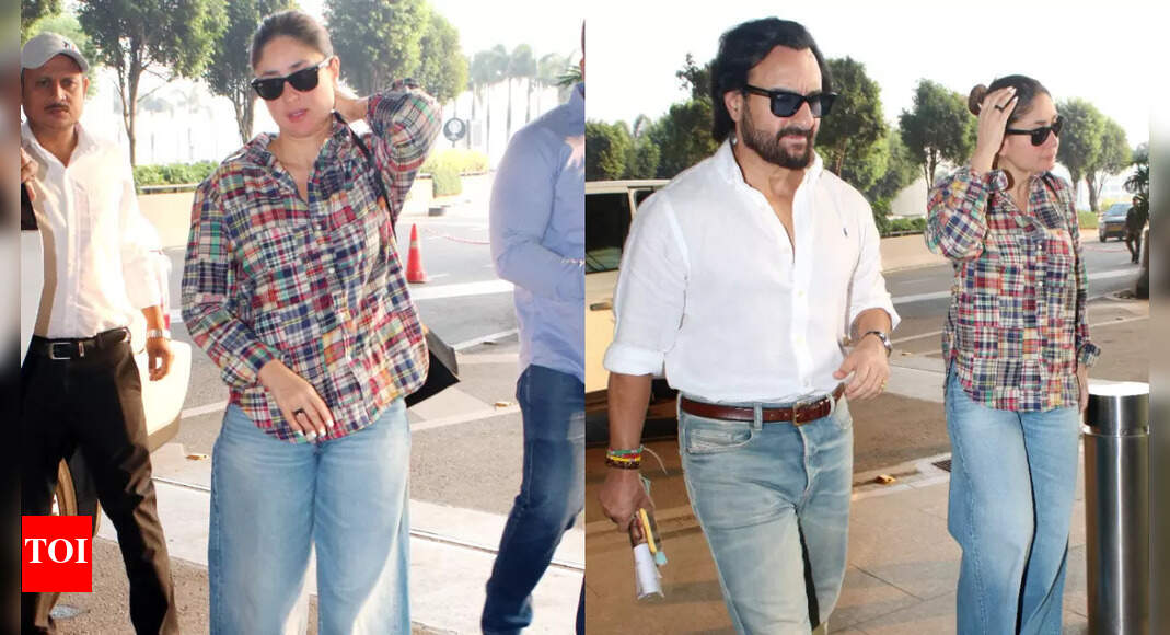 Kareena Kapoor Khan's airport style is a masterclass in effortless fashion