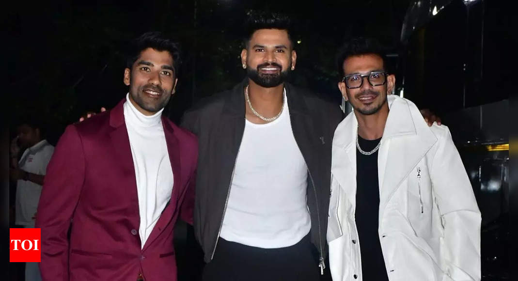 Yuzvendra Chahal set to appear on Salman Khan's Bigg Boss 18 amid divorce rumours with Dhanashree Verma, smiles as he poses with Shreyas Iyer and Shashank Singh