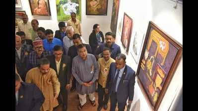 Gadkari advocates for people-centric art at the 64th Maharashtra State Art Expo