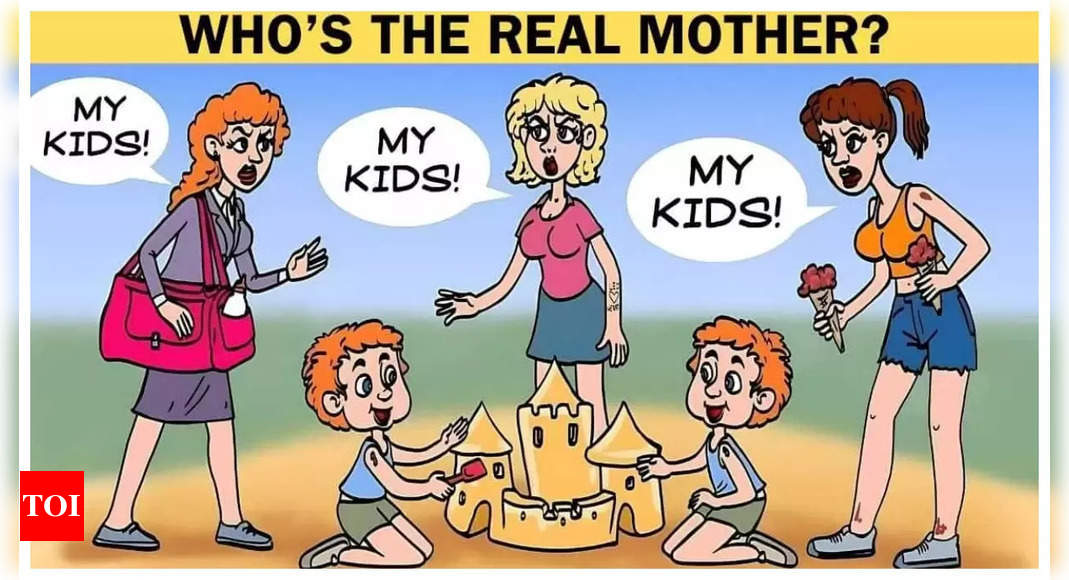 Brain teaser: Only a genius can find who's the real mother in 5 seconds!