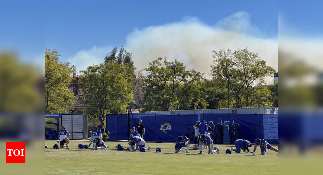 LA Rams Gear Up for Crucial Playoff Game Amid the Shadows of a Fire-Devastated Hometown