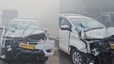 Dense fog leads to accidents on Prayagraj-Varanasi highway