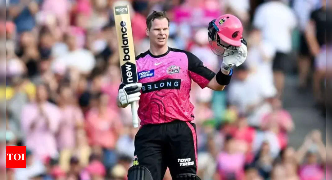 Steve Smith equals document for many tons in Large Bash League | – Occasions of India