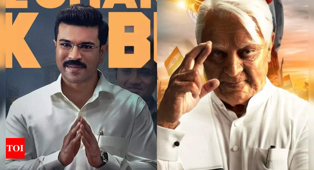 Will Ram Charan's 'Game Changer' outshine S Shankar's 'Indian 2' starring Kamal Haasan?