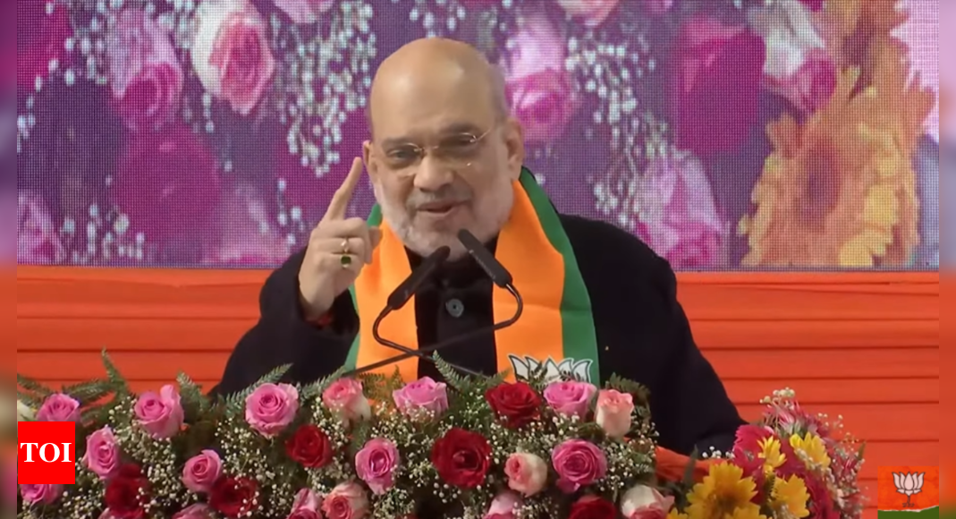 'Mandir banane se kya hoga ... ': Amit Shah mocks Kejriwal; watch video