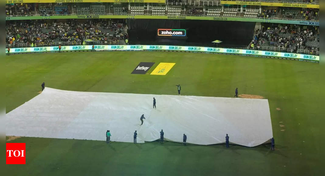 SA20 Live: Rain halts Joburg Super Kings' pursuit of 141