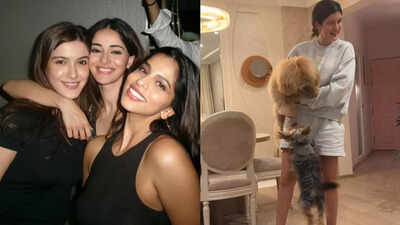 Shanaya Kapoor, Ananya Panday, and Suhana Khan's pet dogs share special bond; Ananya says, 'they’re better behaved than us'